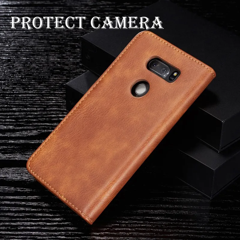 Magnectic Съемная флип чехол кожаный бумажник для LG V40 случае Противоударная