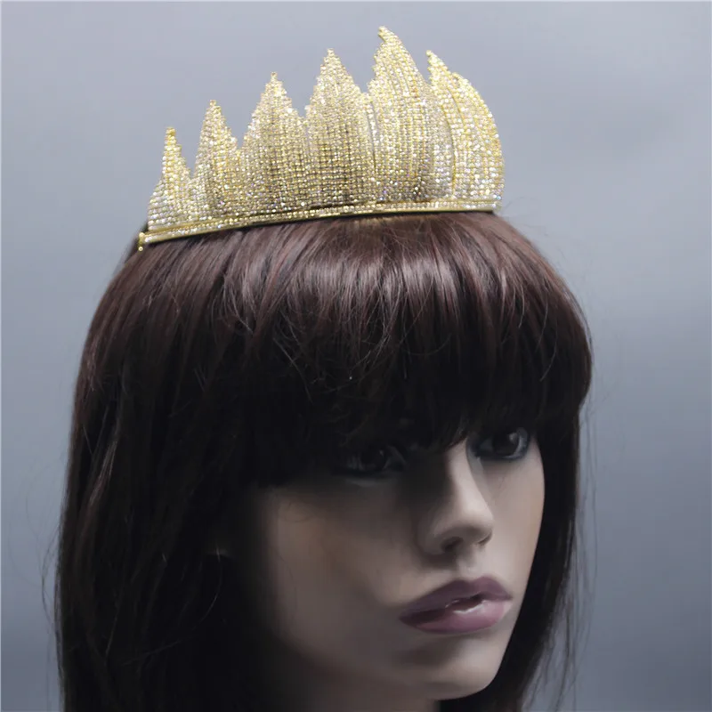 Повязка для свадьбы Корона невесты и короны диадемы украшения волос queen King