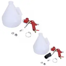 6L 1/4in пластиковый бункер Воздушный пистолет-распылитель стены Краски ing опрыскиватель для украшения дома 4/6/8 мм Краски пистолет-распылитель