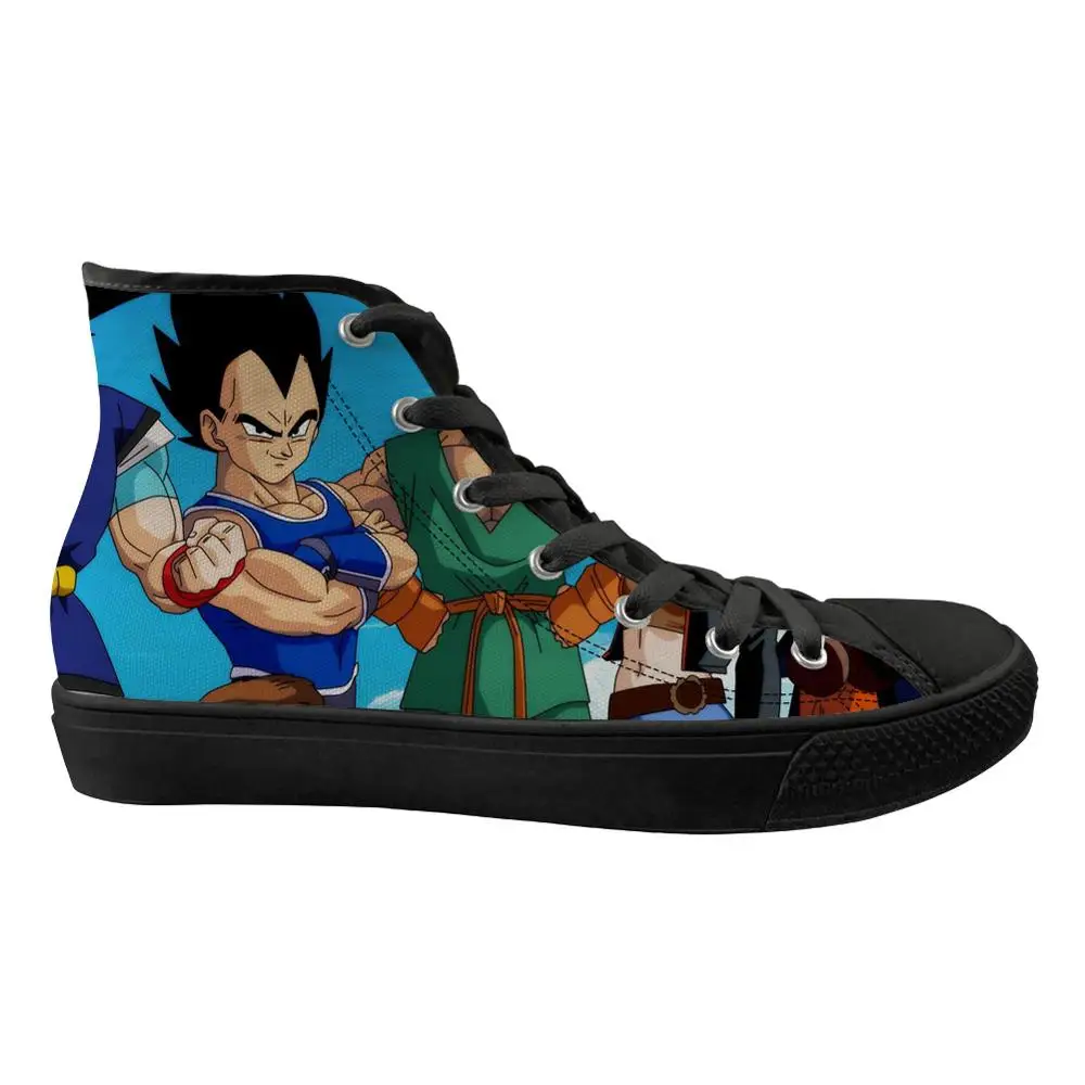 CDHJ1043Z38 ELVISWORDS Вегета Dragon Ball Вулканизированная обувь Прохладный высокие холщовые Супер Saiyan GT Z Гоку удобные кроссовки для обувь мальчиков для мужчин - Цвет: CDHJ1043Z38