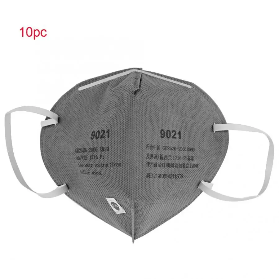 

10pcs Dust Respirator Anti Fog PM2.5 Folding Protection Face Mask Head Wearing Type