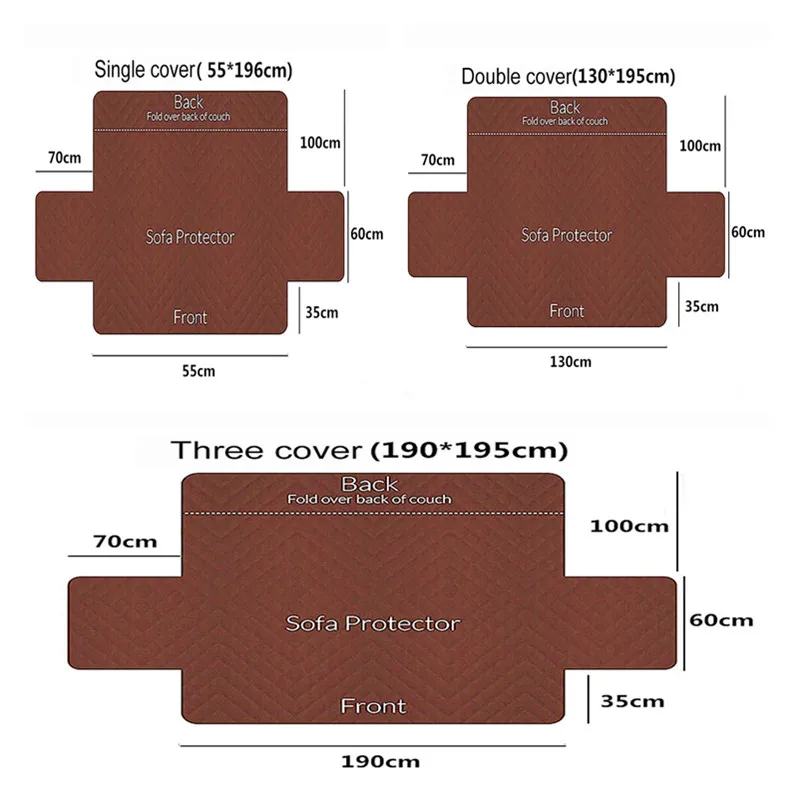 1 шт. сплошной цвет диван диване покрытие пальто моющийся съемный полотенце подлокотник диване Чехлы Slipcovers Собака Домашние животные один/два/три местный