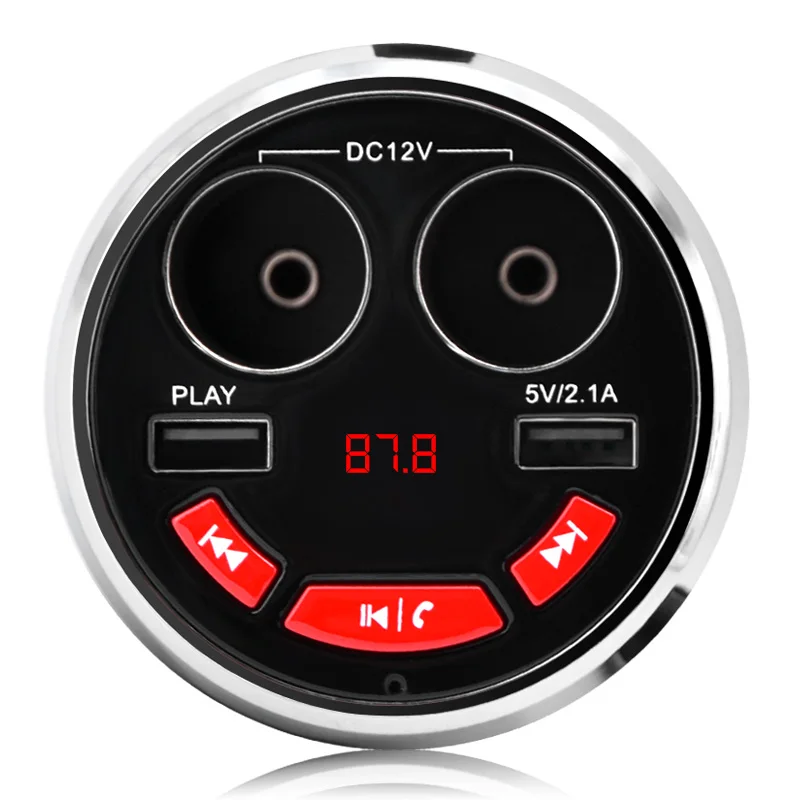 Автомобильное зарядное устройство Bluetooth FM трансмиттер автомобильный комплект с