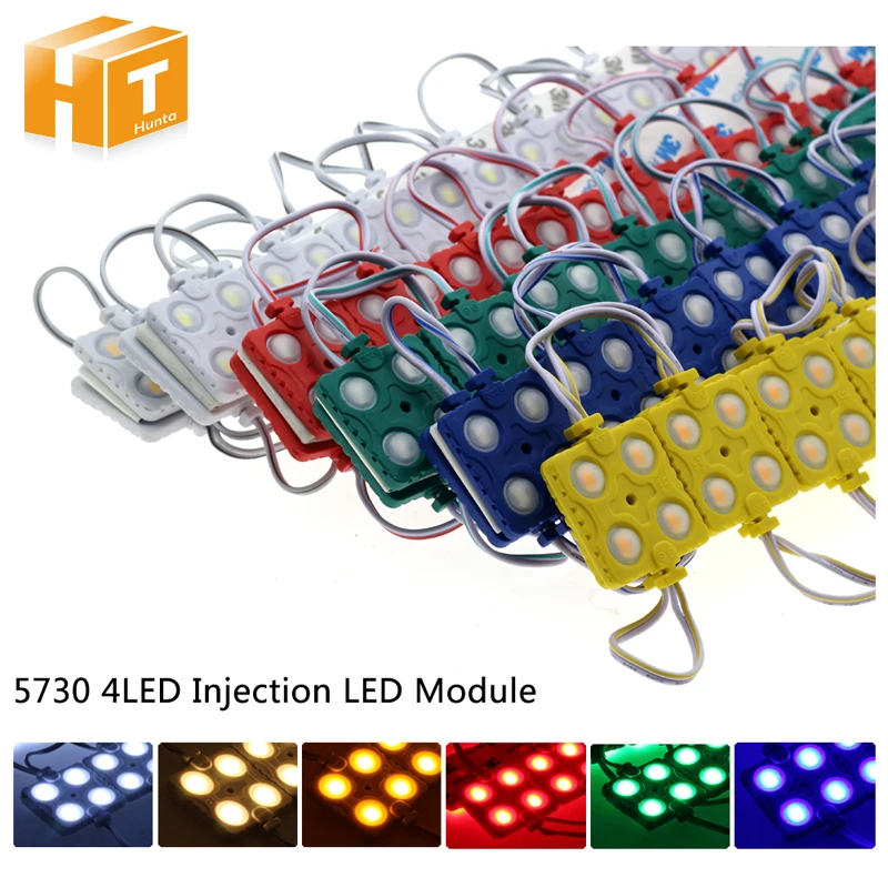 LED Module 5730 4LED DC12V Waterproof Lighting For Sign Super Bright