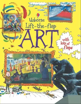 

Usborne lift the flap Art English Educational Picture flap Books Baby Childhood learning reading book gift