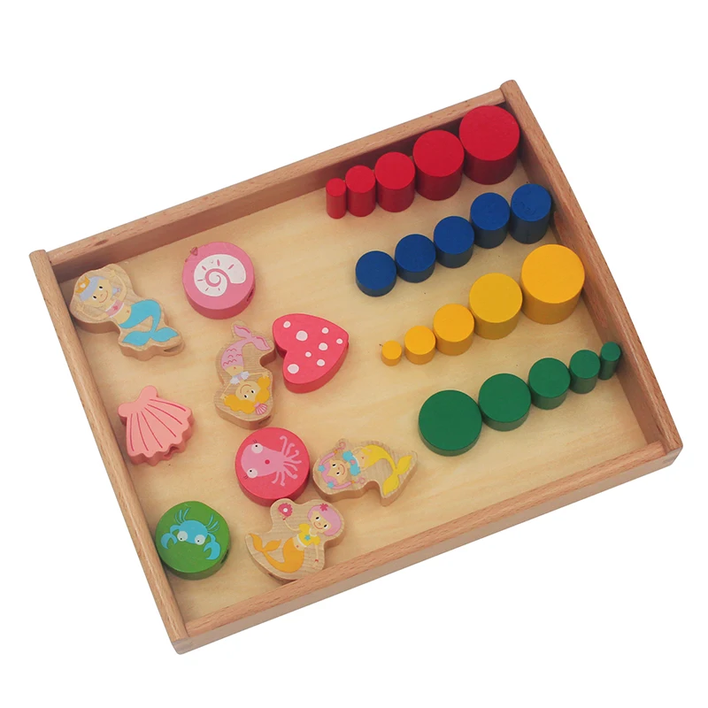 Goede 2017 Nieuwe Collectie Baby Montessori Materialen Hout Speelgoed Hout Kleine Lade Speelgoed Onderwijs Ontvangt Pallet Vroege Onderwijs Voorschoolse Speelgoed