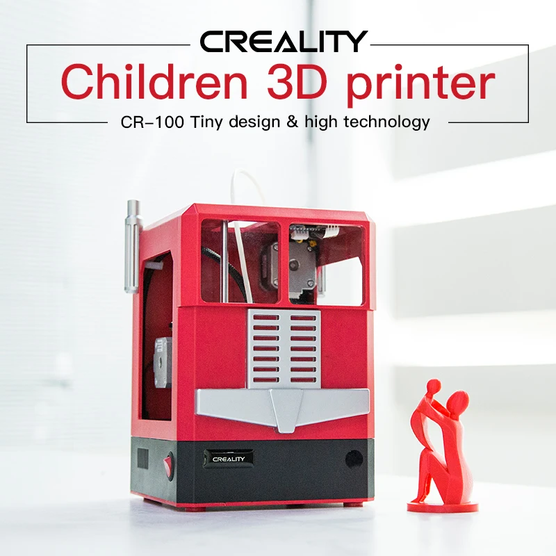 

Creality 3D CR-100 Compact Size Desktop 3D Printer Fully Assembled Auto Leveling with Remote Control 8GB Memory Card