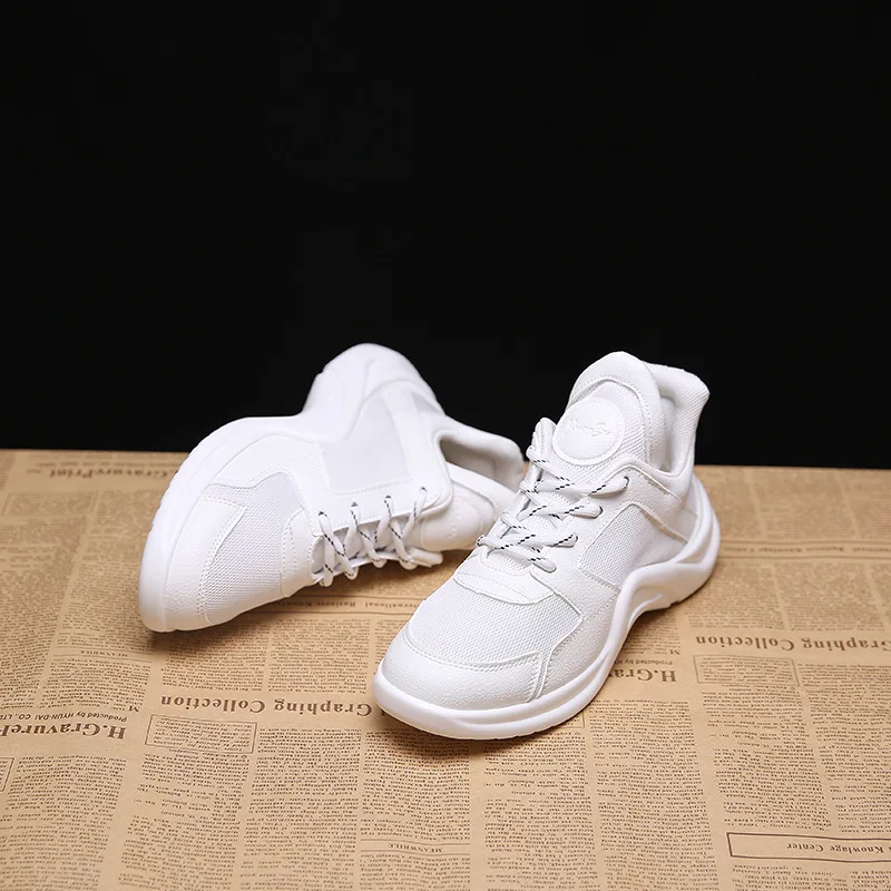 1 Chaussures Maille Sneakers Femmes Pour Blanc Sangles Casual Fille Respirant Jeunes 2 Doux Croisées Mode 2018 Plates Automne De Marque qUxUBpv