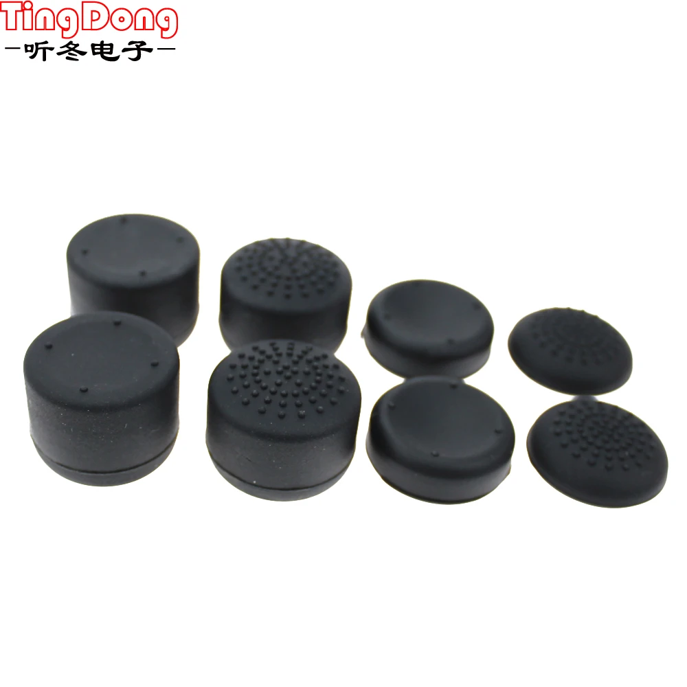 

8Pcs Heightened Soft Silicone Anti-Slip Thumb Grip Stick Cap Cover Case Skin for Sony Play Station 4 PS 4 PS4 Accessory