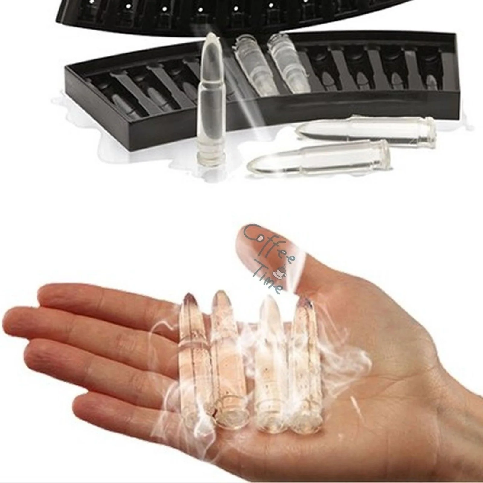 AK47 Bullet Shaped Ice Cube Tray Bar Pudding Chocolate Jelly Candy