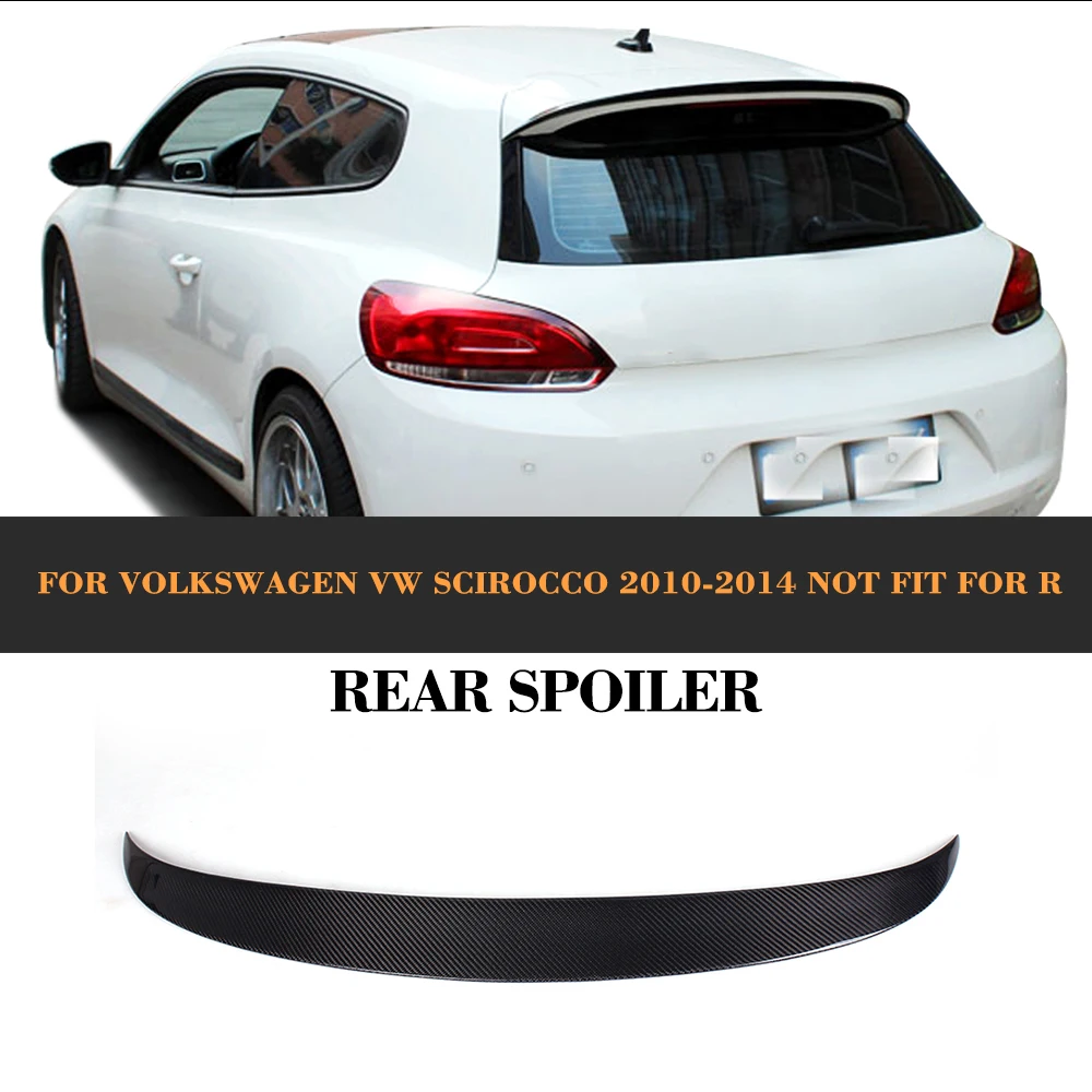 Автомобильный спойлер из углеродного волокна для заднего багажника Volkswagen VW Scirocco