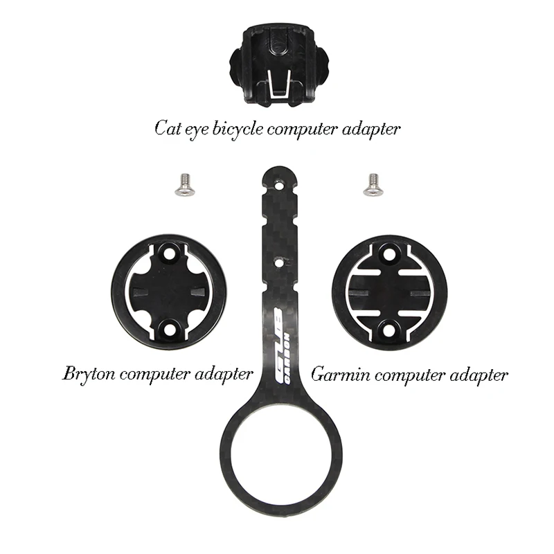 New 15g 3K Carbon Fiber Bicycle Computer Holder Bike Stem Extender Handlebar Computer Cycling Stem Mount For Garmin Bryton GPS
