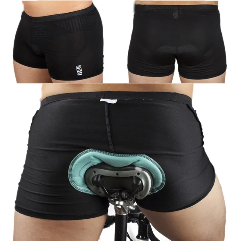 Hot Sale Boi Brand Bicycle Cycling Underwear Sponge Padded Shorts Men