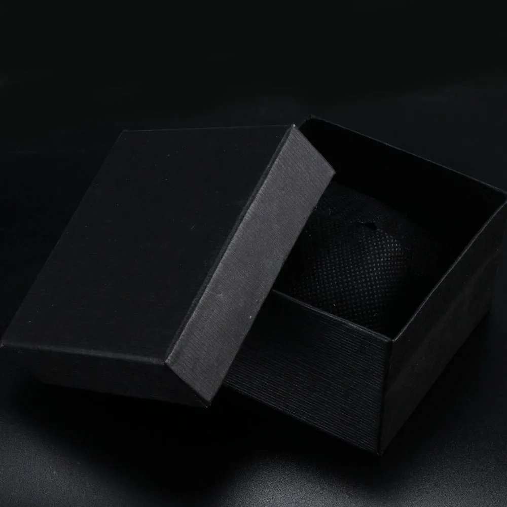 Бумага картонный Футляр браслет Коробки для часов украшения подарок черный ящик Аксессуары для часов