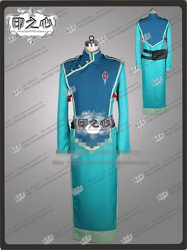 

New Anime Ao No Exorcist Blue Exorcist Cheng-Long Liu Fashion Uniform Cosply Costume Shirt+Coat+Pants D
