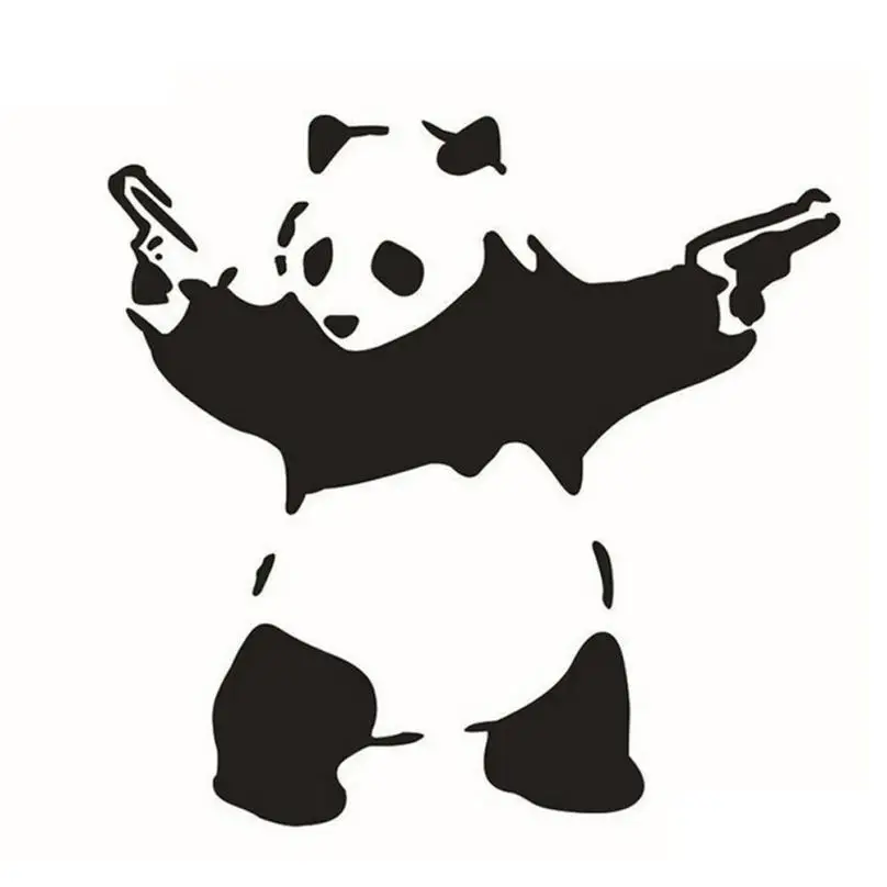 

Window Vinyl Adhesive Decal Bumper Car Decorations Body Sticker Panda Style Car Stickers # ZC