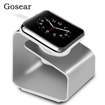 

Gosear Aluminium Alloy Charger Dock Station Display Stand Holder for Apple Watch iWatch Series 1 2 3 4 38mm 42mm i Wach iWach