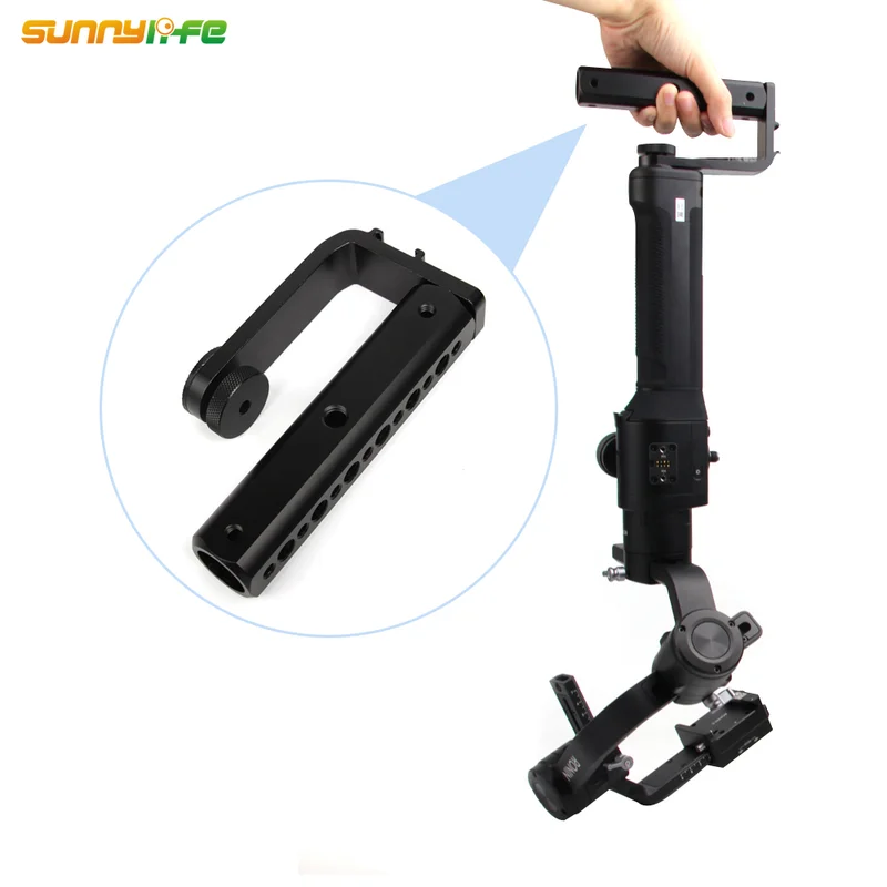 

DJI Ronin-S Handheld Gimbal Stabilizer Handle Grip Adapter Holder Aluminum Alloy Inverted Accessories for Zhiyun Crane 2