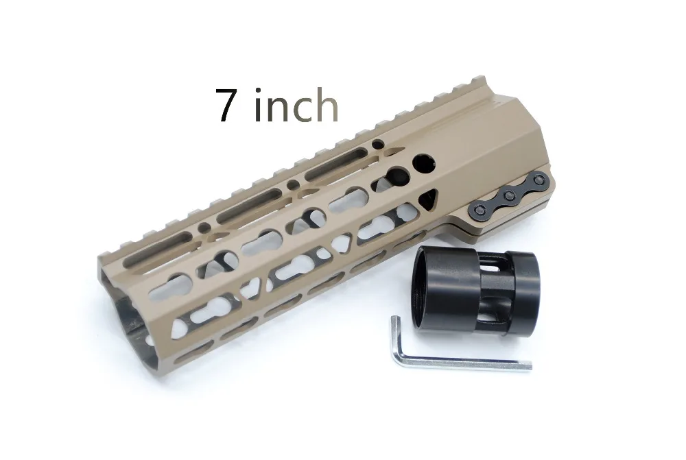 AR15 Tan напечатанный 7 'Ə'' 10 'ཇ'' 12 'ཉ 5'' 15 ''дюймовый Keymod