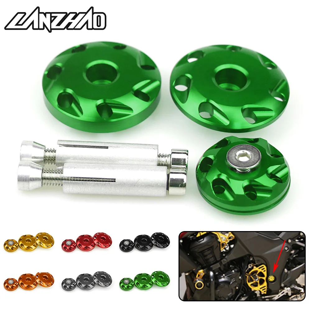 Tanie Aluminiowy cnc do motocykla owiewki rama otwór czapki śruby do Kawasaki Z1000 2010 2015 2016 2017 Z1000SX NINJA 1000 10 16