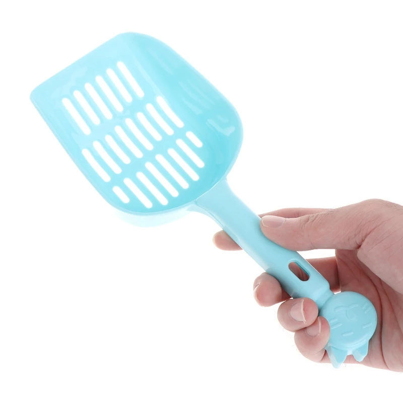 

2018 NEW Pet Dog Durable Plastic Puppies Cat Sand Waste Scooper Scoop Hollow Shovel Cleaner Tools Christmas