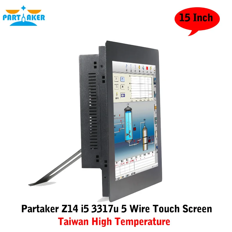 

Partaker Z14 Taiwan High Temperature 5 Wire Touch Screen Computer All In One PC