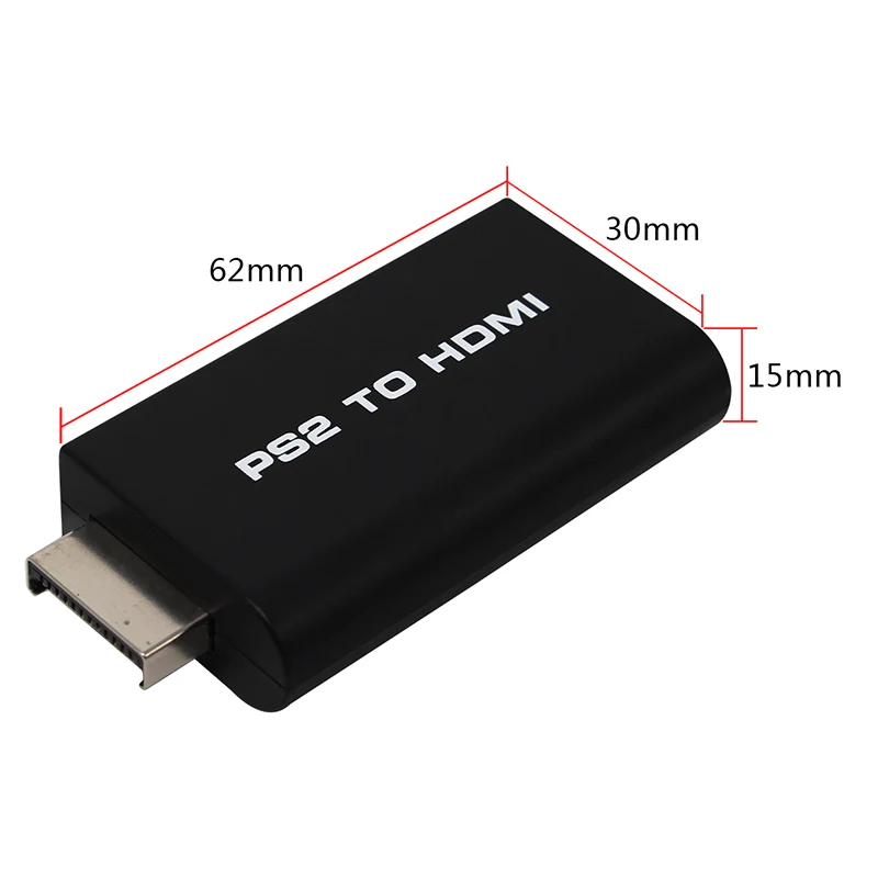 Для PS2-HDMI 480i/480 p/576i аудио-видео конвертер адаптер с 3,5 мм аудио выход поддерживает все режимы отображения PS2