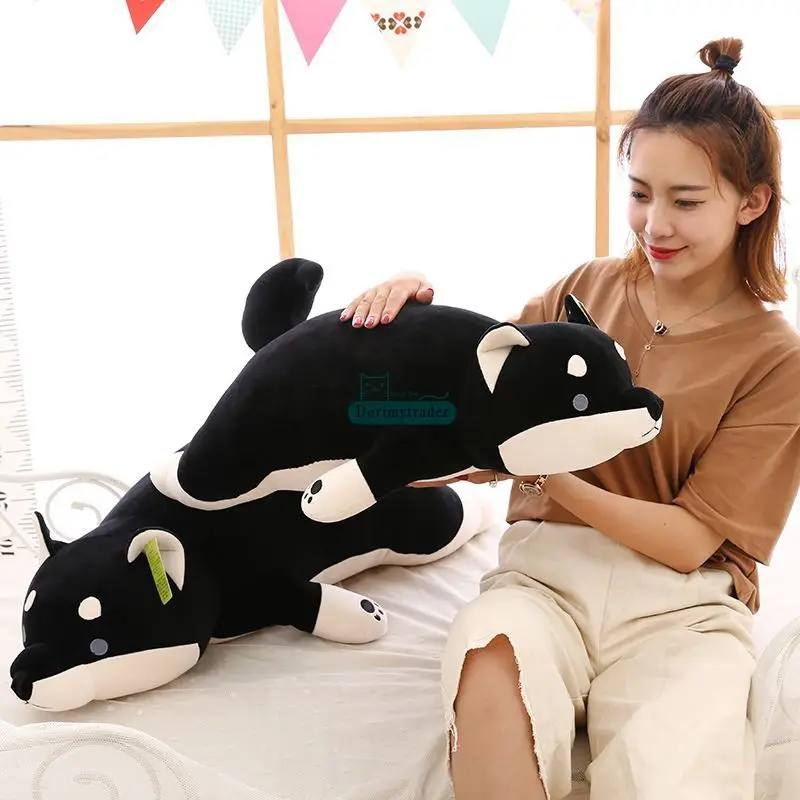 Dorimytrader New Pop 100cm  Big Soft Animal Akita Plush Toy Pillow 39inches Stuffed Cartoon Anime Shiba Inu Dog Doll Great Gift DY61612 (11)_1