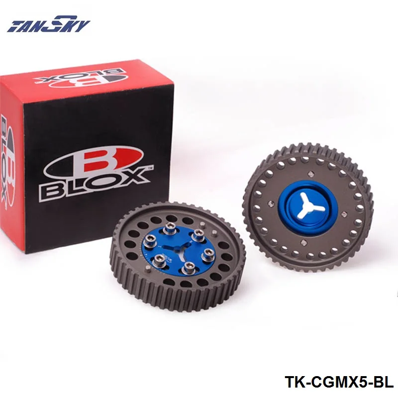 Prix pour Tansky 2 Pcs BLOX Aluminium Mise À Niveau Moteur Cames poulie 1 Paire Pour Mazda Miata Protege Escort 1.6L 1.8L Dohc 91-97 TK-CGMX5-BL Prix pour Tansky 2 Pcs BLOX Aluminium Mise À Niveau Moteur Cames poulie 1 Paire Pour Mazda Miata Protege Escort 1.6L 1.8L Dohc 91-97 TK-CGMX5-BL