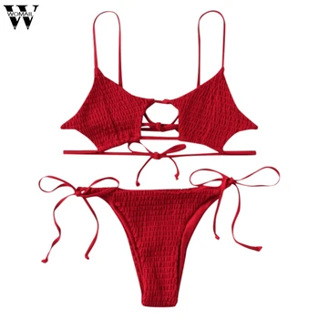 

Womail Swimsuit Fashion Women Print Push-Up Padded Bra Beach Set Swimsuit Beachwear Swimwear Swimsuits Mar7