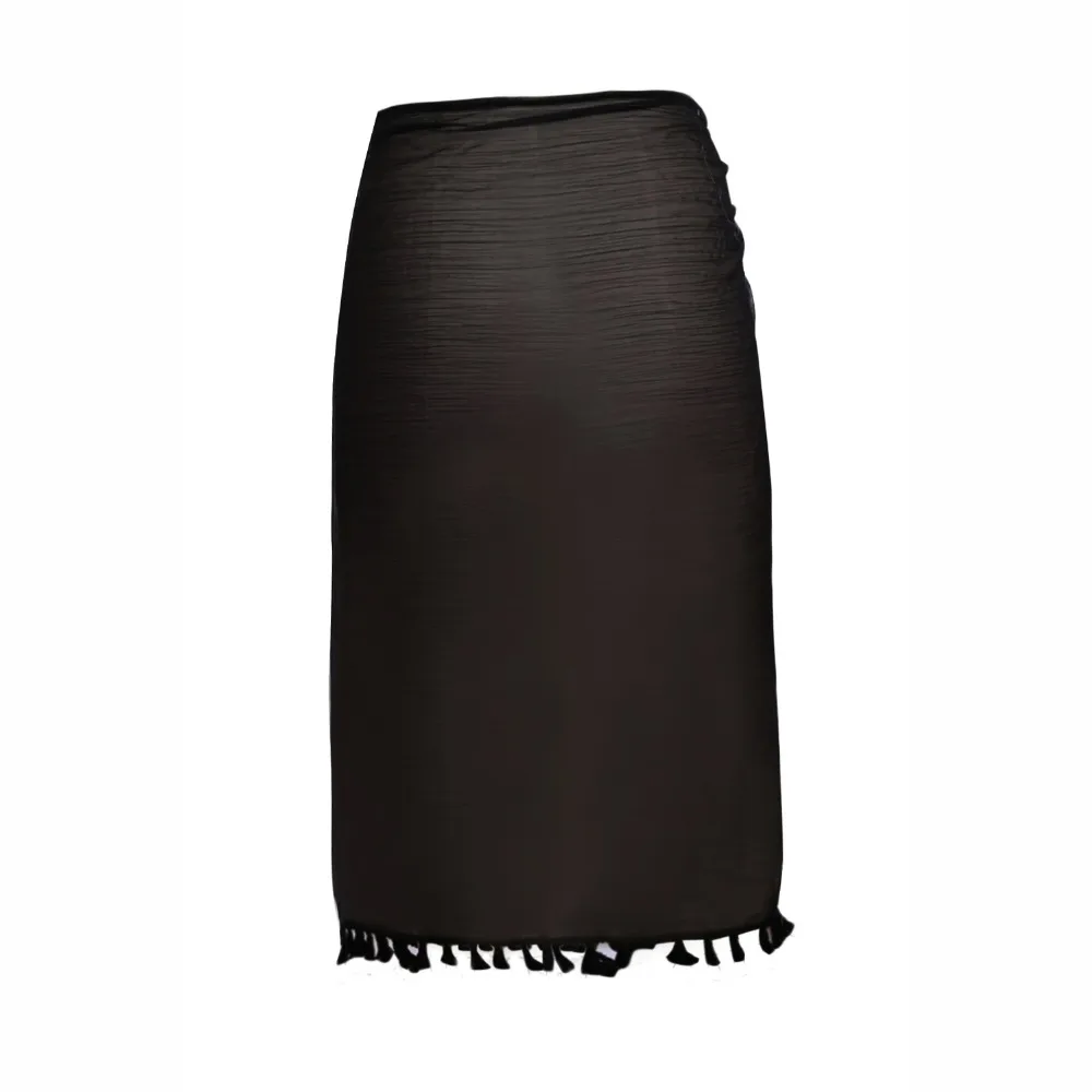 Black-Pom-Pom-Hemline-Beach-Sarong-LC42243-2-2