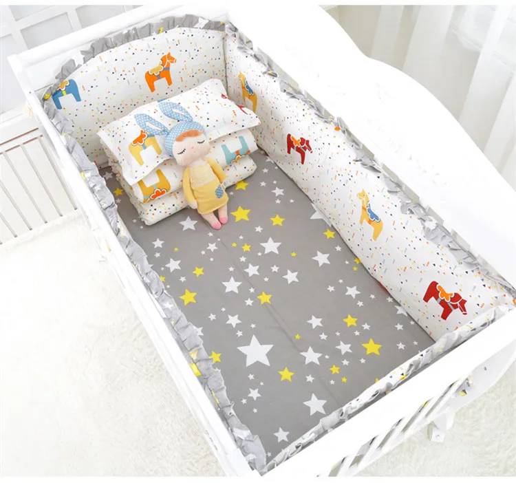 6Pcs/Pack Baby Bed Bumper Infant Bed Cot Bumpers Bed Protector Safe Baby Crib Protector Cushion Toddler Nursery Bedding Sets 6Pcs/Pack Baby Bed Bumper Infant Bed Cot Bumpers Bed Protector Safe Baby Crib Protector Cushion Toddler Nursery Bedding Sets