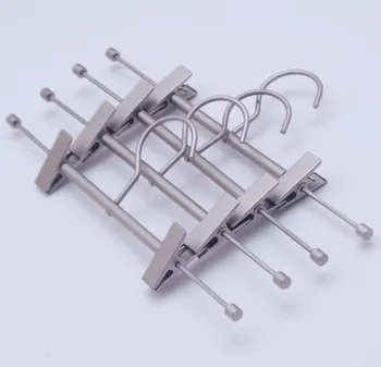 

[Free shipping] High Quality Champagne Pearl Nickel hanger for Skirt and Pants (16 pieces/Lot)