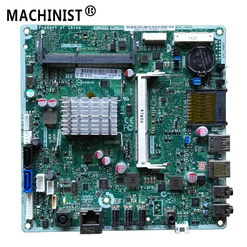 Материнская плата для HP 19 2 20 ”AIO IPPBT PT desktop MB J2850 CPU DDR3 739692 002 502 602 100% полностью