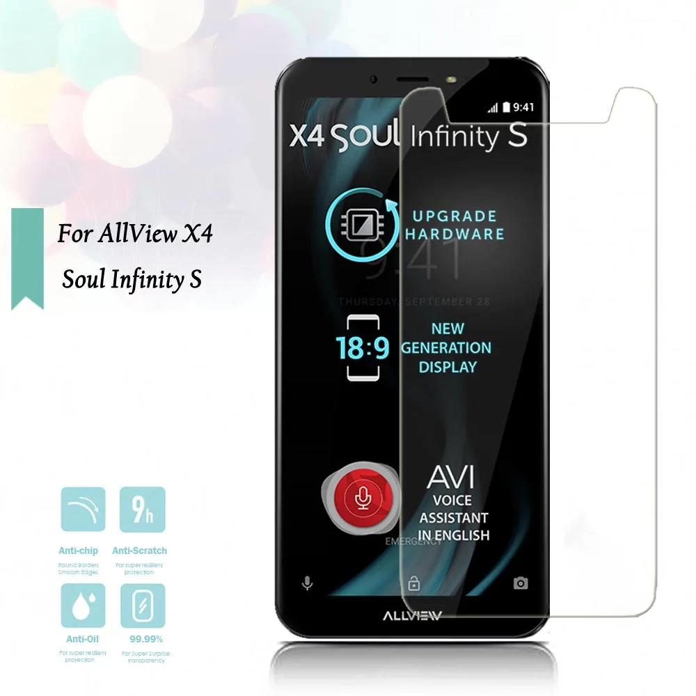 2.5D 0 26 мм ультра тонкий AllView X4 Soul Infinity S закаленное стекло усиленная защитная
