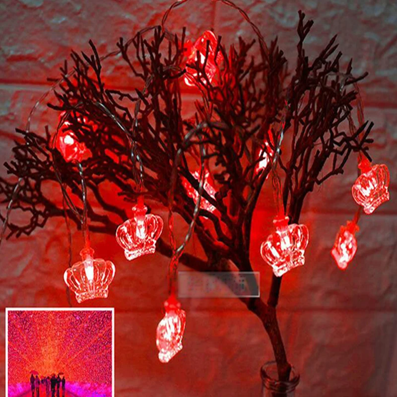 Christmas Lights Indoor Led String Fairy Light Xmas Party Home Wedding Garden Garland Battery Powered Christmas Decorations (1)