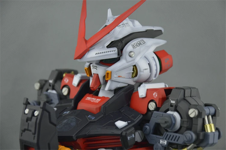 МК MotorKing модель 1/35 MBF-P02 ASTRAY красная рамка Gundam бюст голову со светодиодной