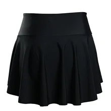 Женские модные пляжные плиссированные юбки в Корейском стиле стильные сексуальные плавки с высокой талией для молодых девушек