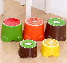2PCS Creative cartoon fruit stool Portable Small Plastic Kids Stool Travel Camping Bench Seat Cartoon Child Stool Fishing Stool 2PCS Creative cartoon fruit stool Portable Small Plastic Kids Stool Travel Camping Bench Seat Cartoon Child Stool Fishing Stool