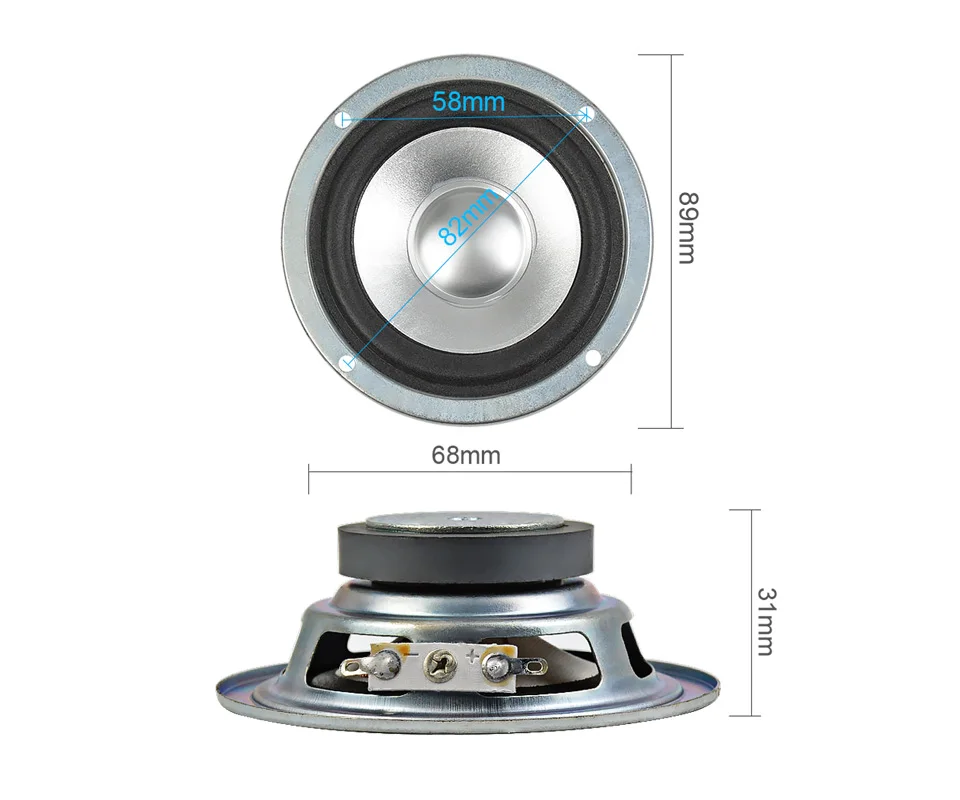 AIYIMA 2 шт. 3 дюйма портативный динамик s 4Ohm 10 Вт твитеры DIY для мини Altavoz PC стерео Bluetooth динамик домашний кинотеатр звуковая система