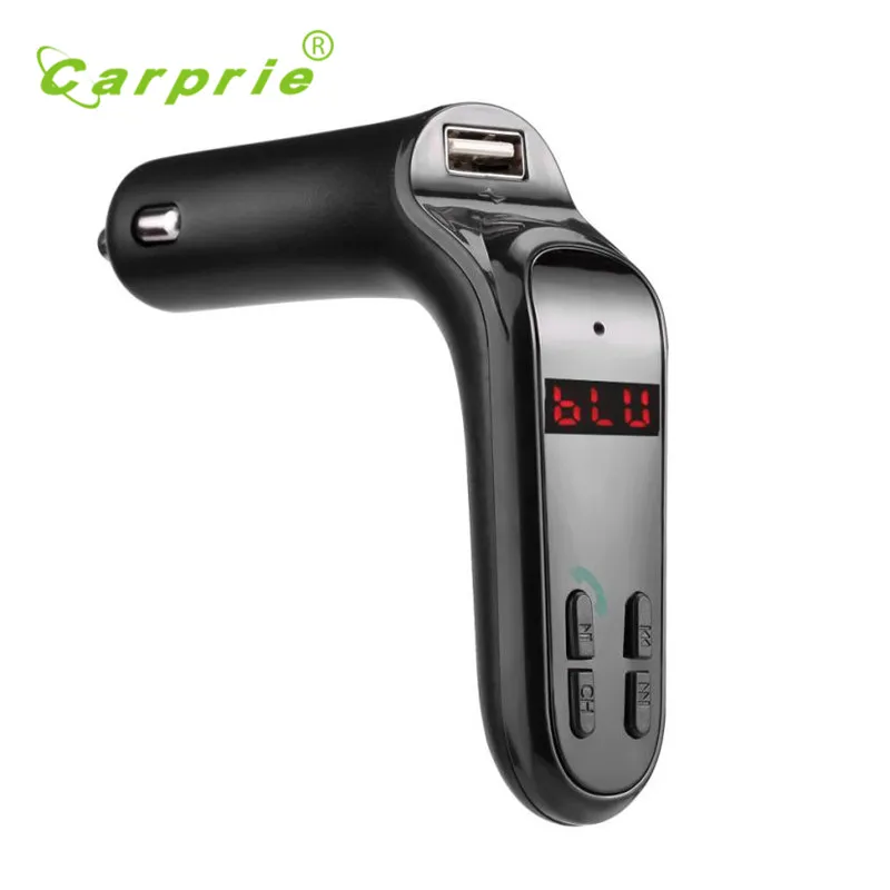 Car-styling Bluetooth Car Kit Handsfree FM Transmitter Radio MP3 Player USB Charger & AUX 18Jun 28