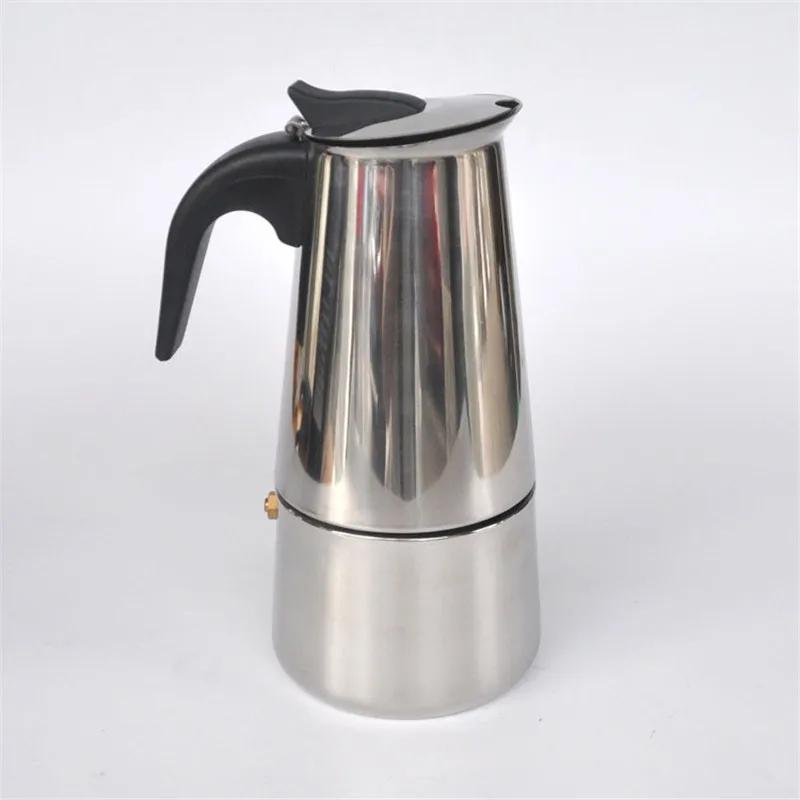 XYZLS 1 шт. нержавеющая сталь Moka Pot 4 чашки Эспрессо/Перколятор кофейник для плиты