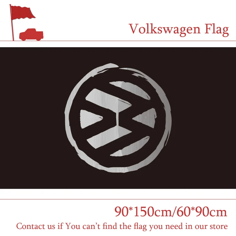 60*90 см 90*150 см 3*5 футов полиэстер Volkswagen флаг для дома и офиса вечерние бар