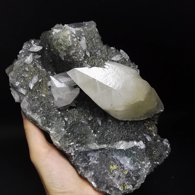 

3070g NATURAL Stones and Minerals green Fluorite White calcite quartz crystal RARE ORE UNIQUE SPECIMENS CN Y3 09