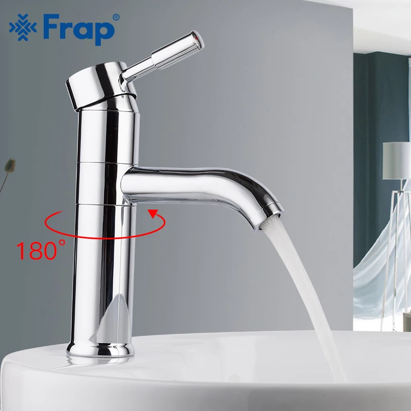 FRAP Basin Faucets 360 rotation chrome sink faucet bathroom basin tap water mixer faucet tap basin mixer for bathroom tapware