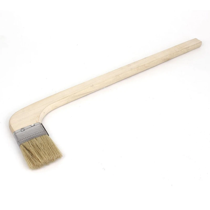 2 inch Width 90 Degree Bent Handle Bristle Oil Paint Brush Toolin