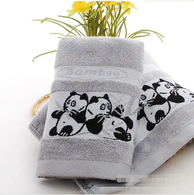 5pcs Panda Bath Towel Children Cotton Serviette De Bain Summer Beach Towel Bath Toallas Animal Drap