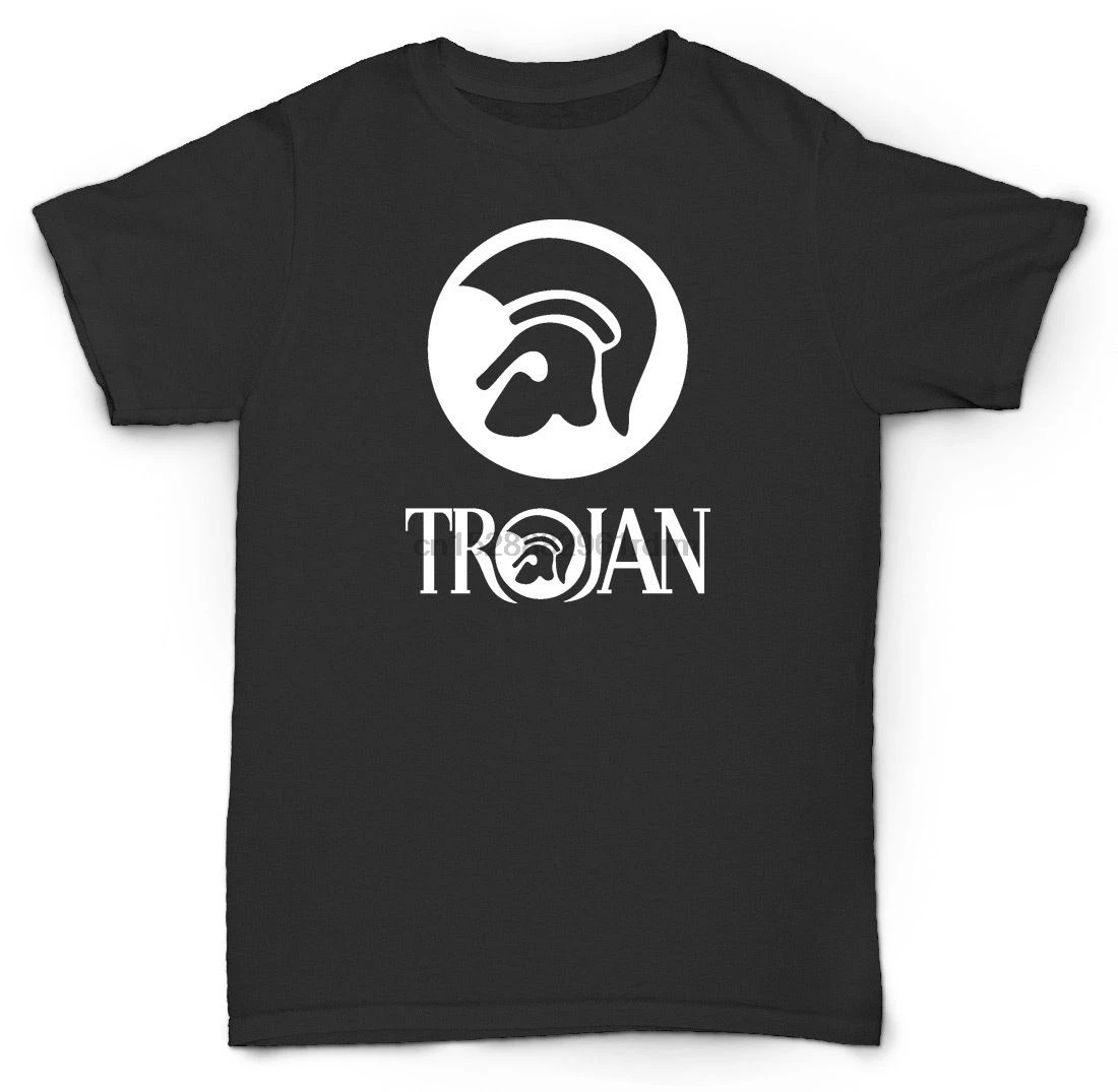 

TROJAN RECORDS T SHIRT DUB REGGAE SOUL FUNK RARE BREAK Tops wholesale Tee custom Environmental printed Tshirt cheap wholesale