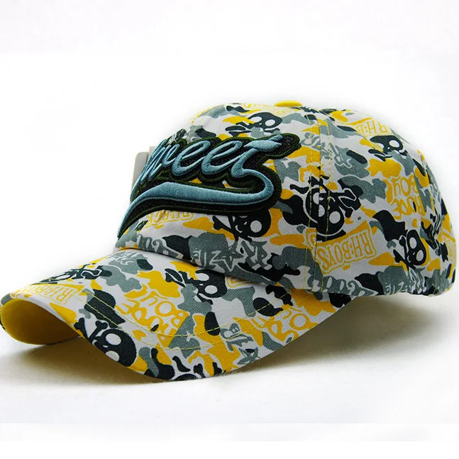 Мужская брендовая бейсбольная кепка для спорта на открытом воздухе с вышивкой, хлопковая бейсбольная кепка для гольфа, бейсбольная Спортивная Кепка с вышивкой, Шапка хорошего качества - Цвет: yellow embroidery