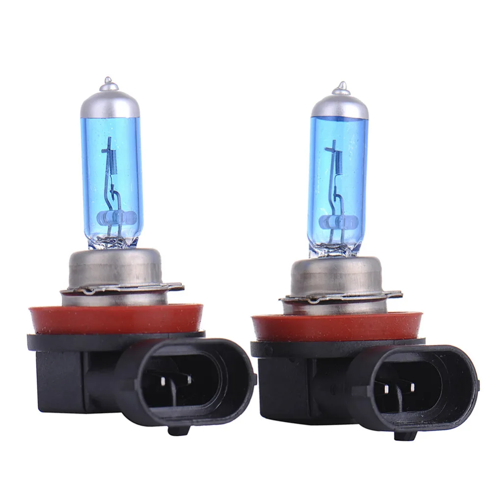 2pcs H11 12V 55W High Performance Halogen Headlight Bulbs White Fog